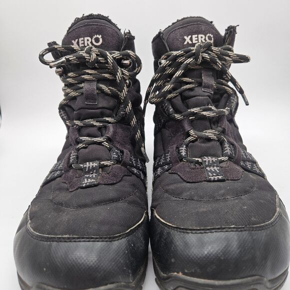 Xero Shoes Alpine Barefoot Snow Boots Men\'s Size 9 Black Lace-Up Comfort Winter main image 8